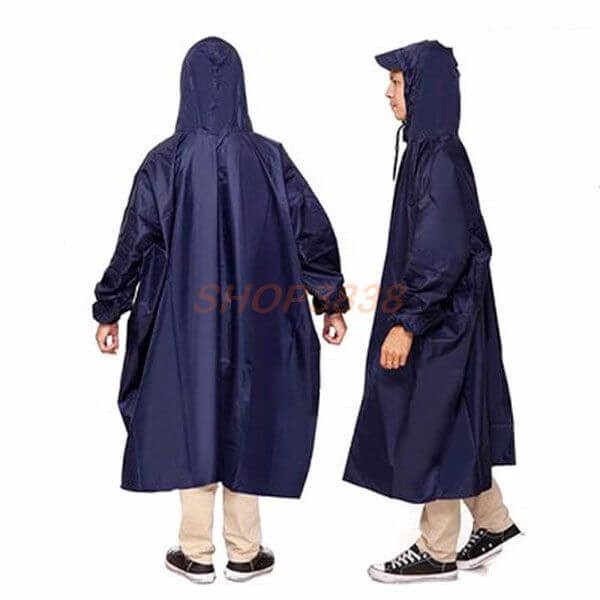 Áo Mưa Bít Vải Dù 1m6 Không Thấm Nước  Không Xẻ Tà