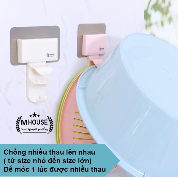 Móc treo đa năng dán tường treo thau rổ | BigBuy360 - bigbuy360.vn