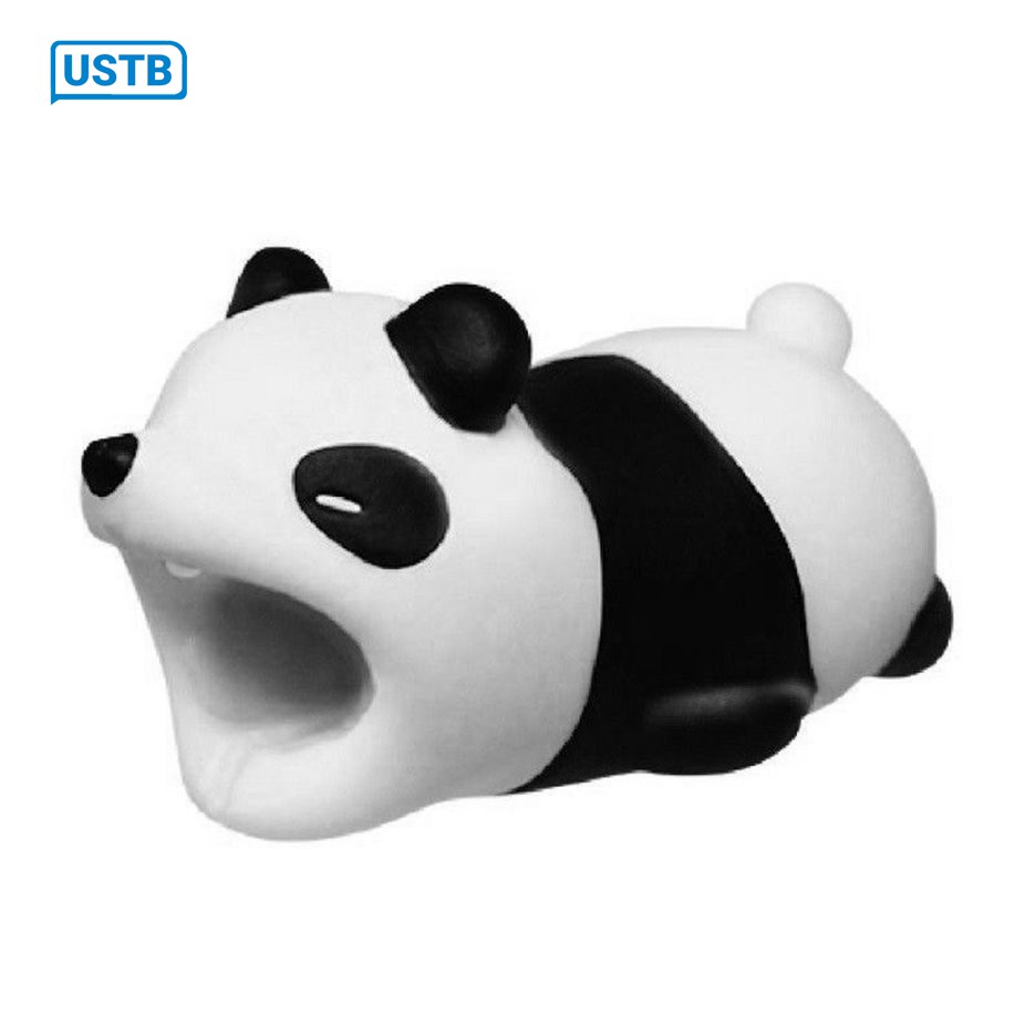 Phụ kiện bảo vệ cáp sạc/cáp dữ liệu USB chống đứt thiết kế động vật hoạt hình
