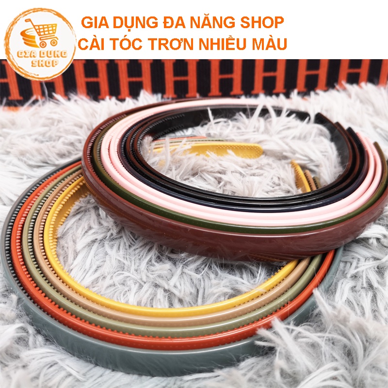 Băng đô, cài tóc trơn nhiều màu đơn giản tiện dụng cho nữ