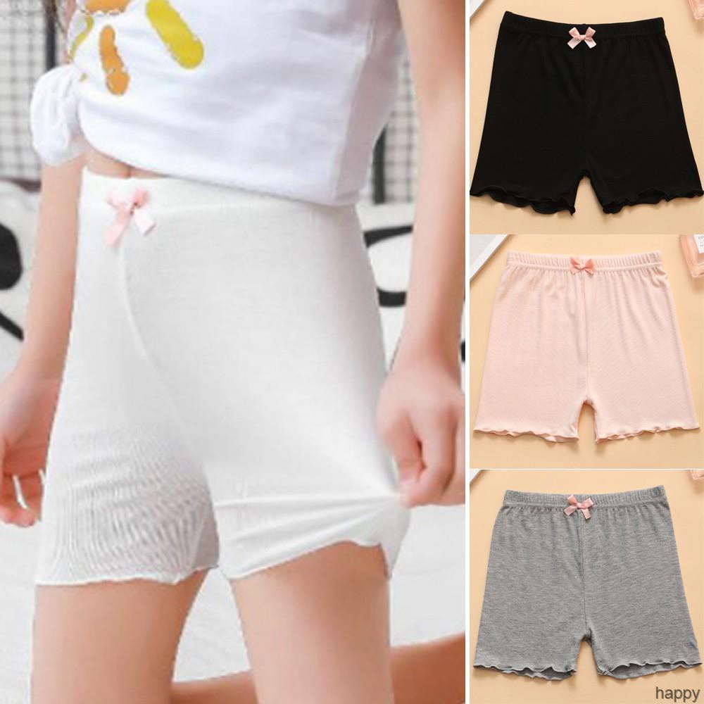 Quần Lót Cotton Mềm Mại An Toàn Dành Cho Bé Gái 3-14 Tuổi