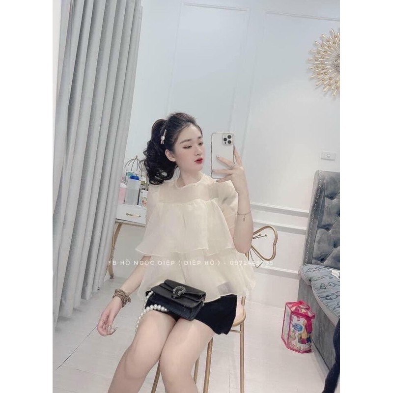 Áo voan 3 tầng siêu hot