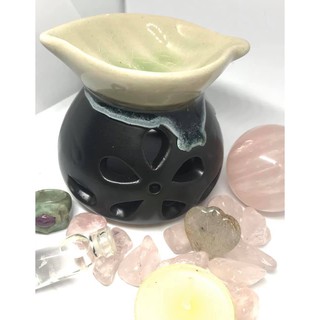 ĐÈN XÔNG TINH DẦU ĐỐT NẾN - TIM LÁ