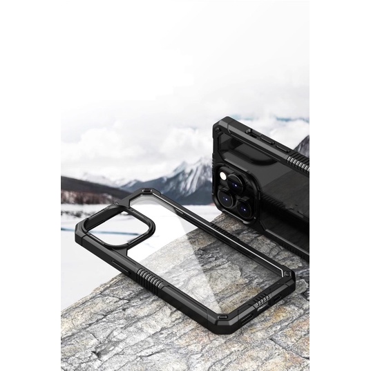 SẴN CHO IPHONE 14 - Ốp lưng cho iphone - Ốp lưng meca trong ko ố màu, chống shock, viền chống trơn trượt