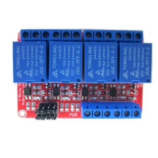 MẠCH ĐỆM RELAY 4 KÊNH 24V 10A