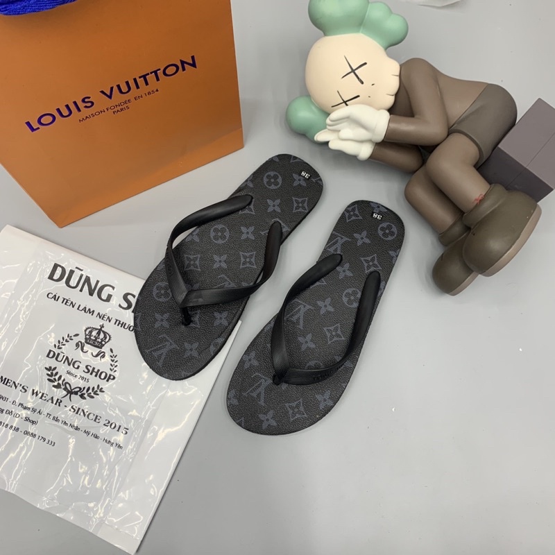 Tông nam đi biển cực chất - Tông xốp in hoa văn 3D siêu nét