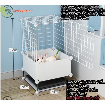 CHUỒNG CHÓ, MÈO, THỎ BÁN THEO TẤM