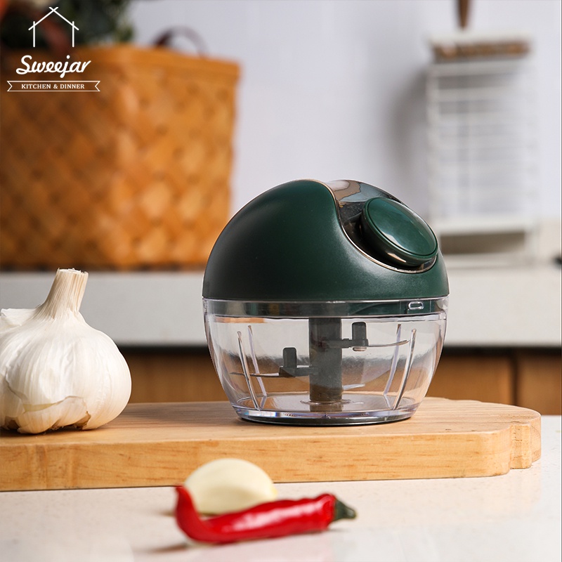 Sweejar Dụng cụ xay tỏi/hạt/hành thủ công đa năng chuyên nghiệp