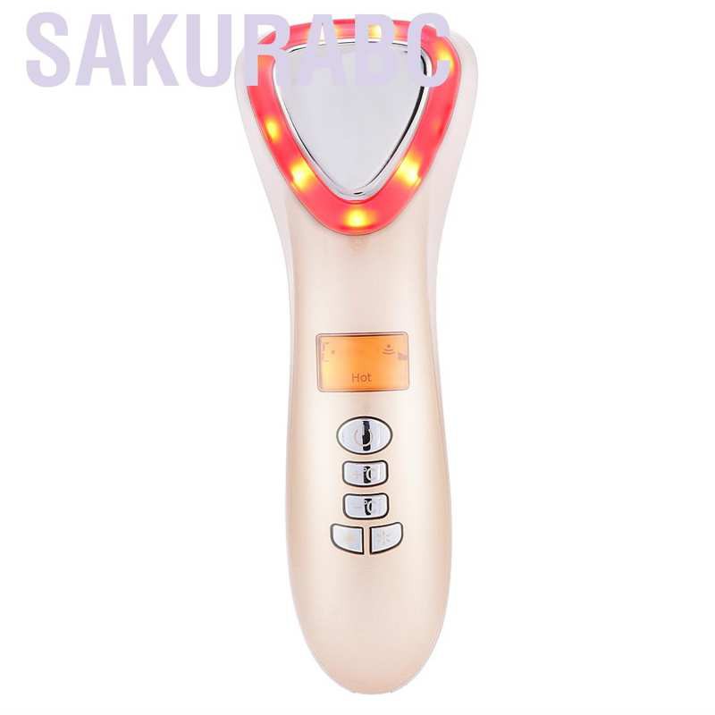 Sakurabc Hot Cool Skin Care Machine Acne Removal Pore Minimizing Sonic Vibration Beauty B