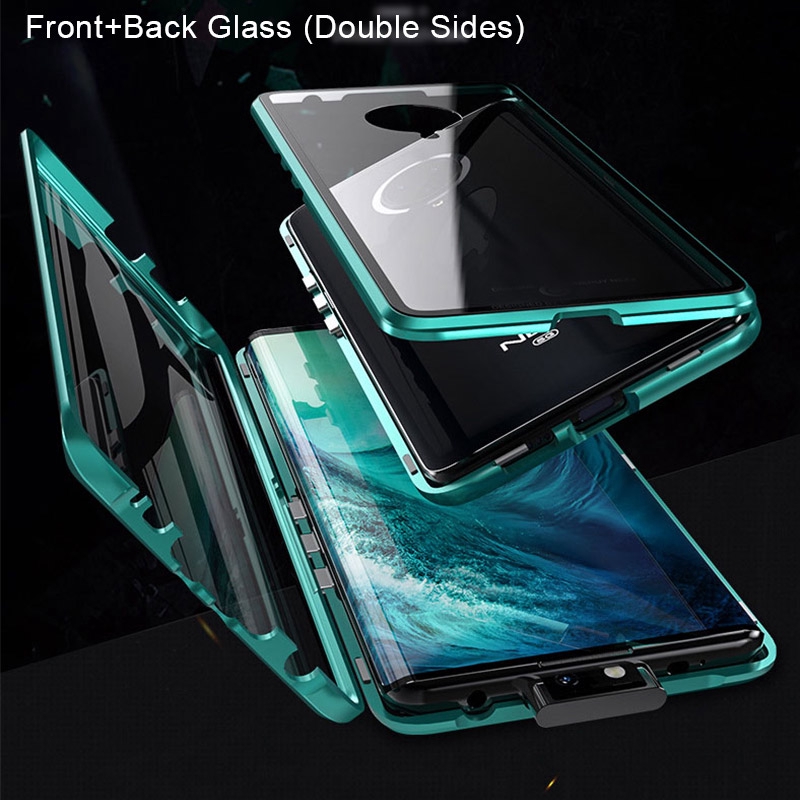 Double Sided Tempered Glass Magnetic Adsorption Case Vivo NEX 3 3S X60 Pro X60 X50 X50Pro