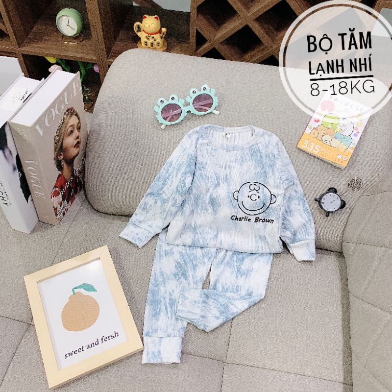 {8-18kg} Bộ tăm lạnh cho bé size nhí chất mềm mát Quần Áo Thu Đông M382 (Mẫu mới nhất)