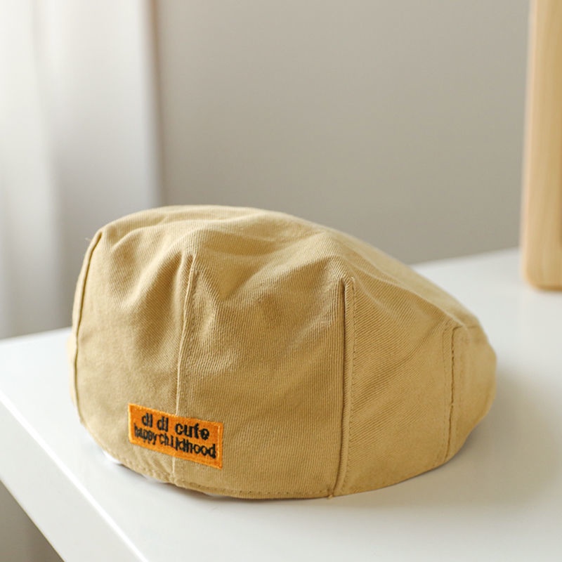 Nón Beret Mỏng Dễ Thương Thời Trang Xuân Thu Cho Bé Trai Và Gái