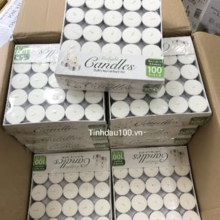 Nến tealight trắng 100 viên