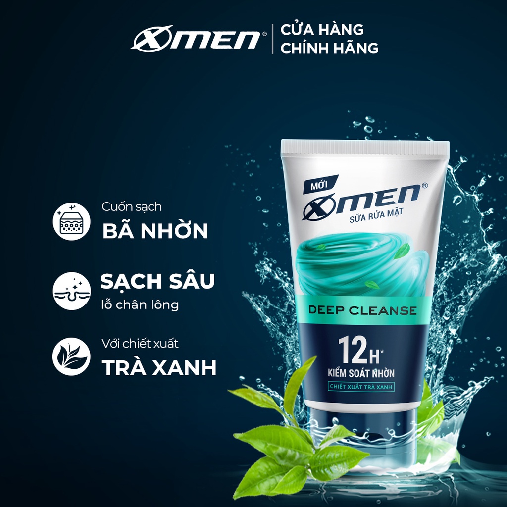 Sữa rửa mặt X-Men Go 100g