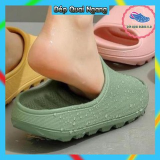Dép quai ngang nam nữ unisex siêu êm siêu nhẹ đế cao 5cm cao su non cao cấp