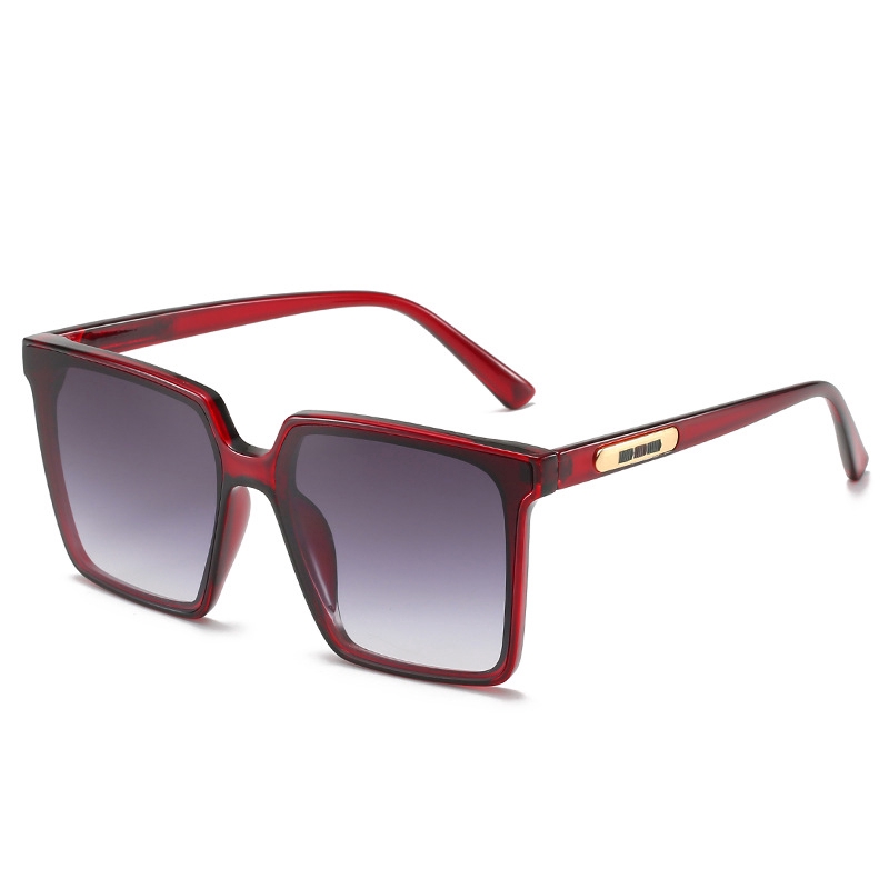New Fashion Korean Lady Chic Big Square PC Frame Causal Style Eyewear Sunglasses