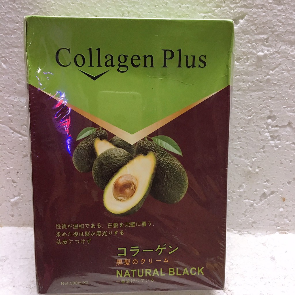 Nhuộm đen tóc collagen tinh chất bơ chuyên gia phủ tóc bạc