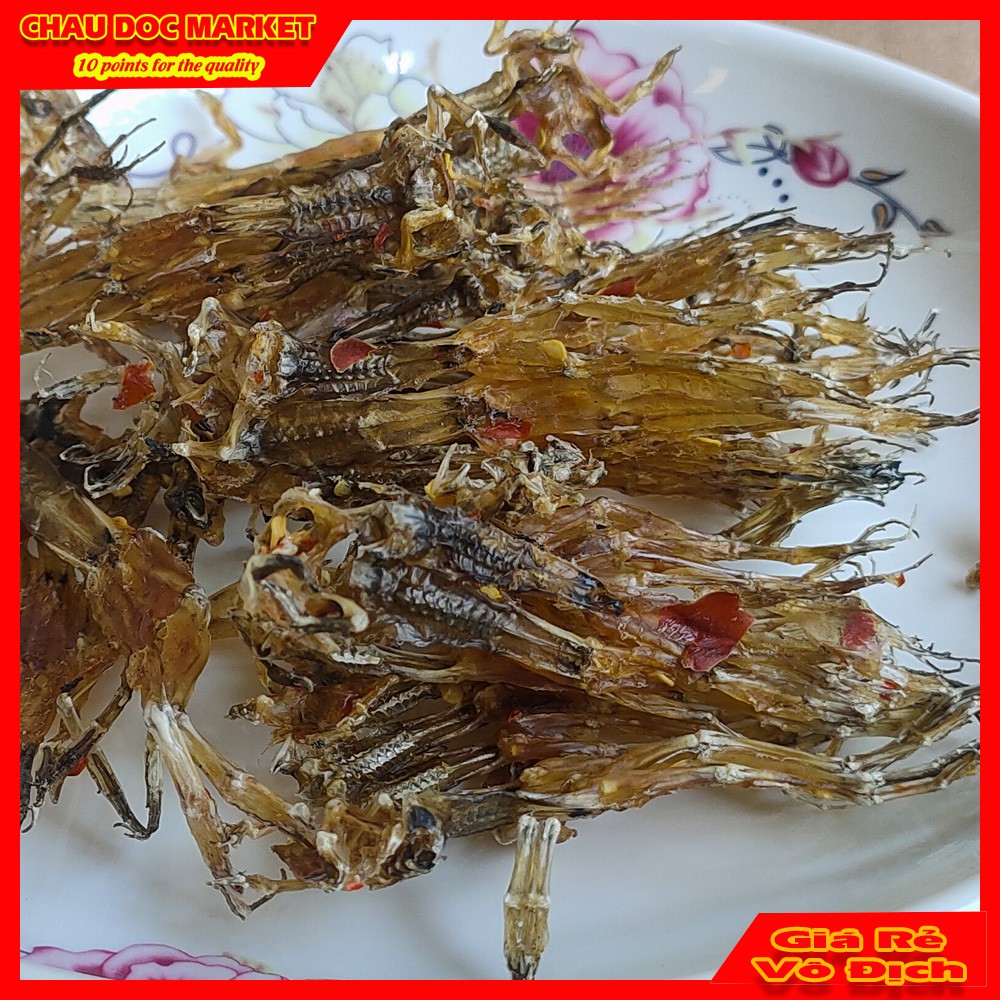 Khô Nhái Miền Tây Loại Con Nhỏ Ướp Gia Vị Vừa Ăn Vùng 7 Núi An Giang Gói 100gr