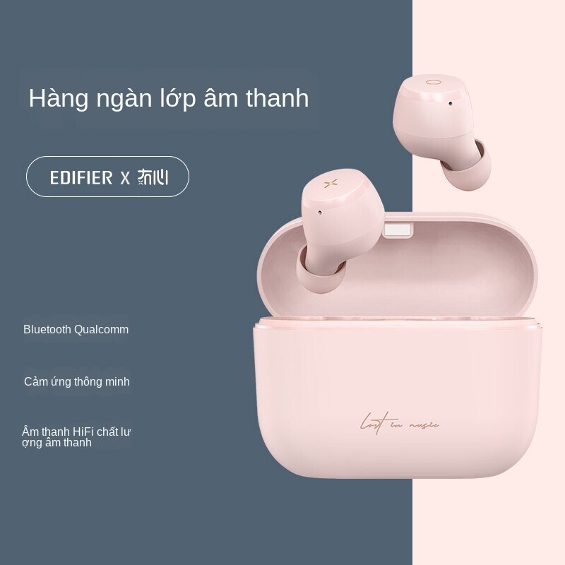 Edifier（EDIFIER） MiniBuds Tai nghe bluetooth không dây thật, tai nghe hai tai, phiên bản trung tâm thể thao, không thấm nước, Huawei AppleoppoĐa Năng