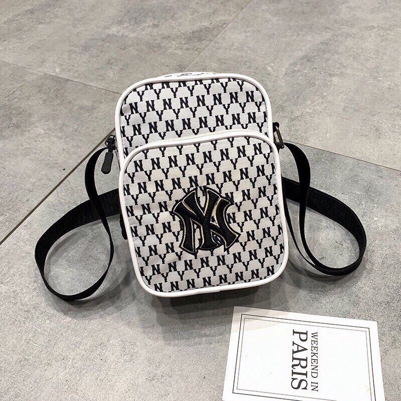 Túi đeo chéo MLB NY, Túi đeo vai thể thao nam và nữ mini phong cách Hàn Quốc
