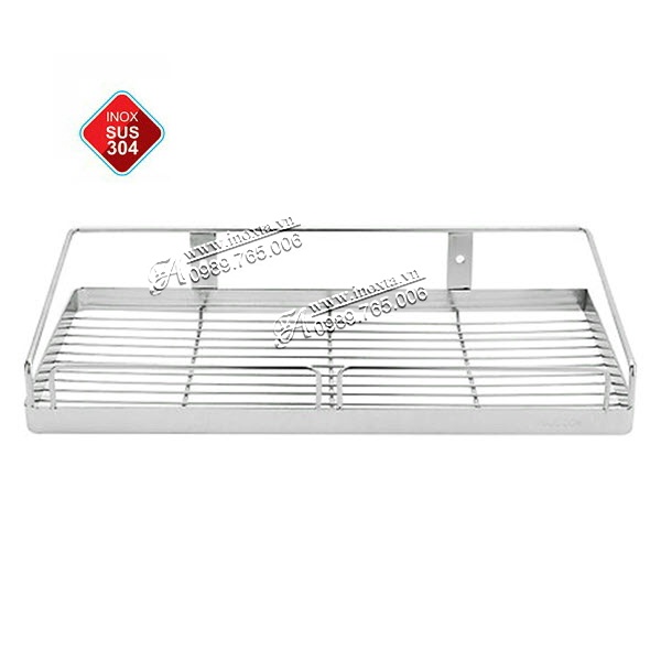 Kệ inox 1 tầng 100% Inox 304 - Kệ gia vị - Kệ để đồ phòng tắm các size