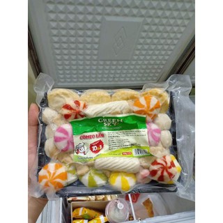 Viên thả lẩu mix vị -combo thả lẩu 10in1 greensky 500g giao HN