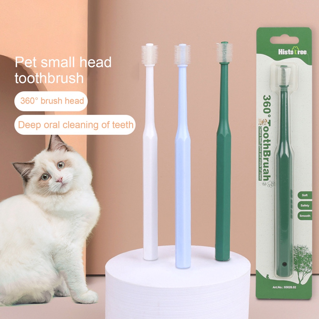 Bàn Chải Đánh Răng 360 Độ Bằng Nhựa TPE Mềm Cho Thú Cưng