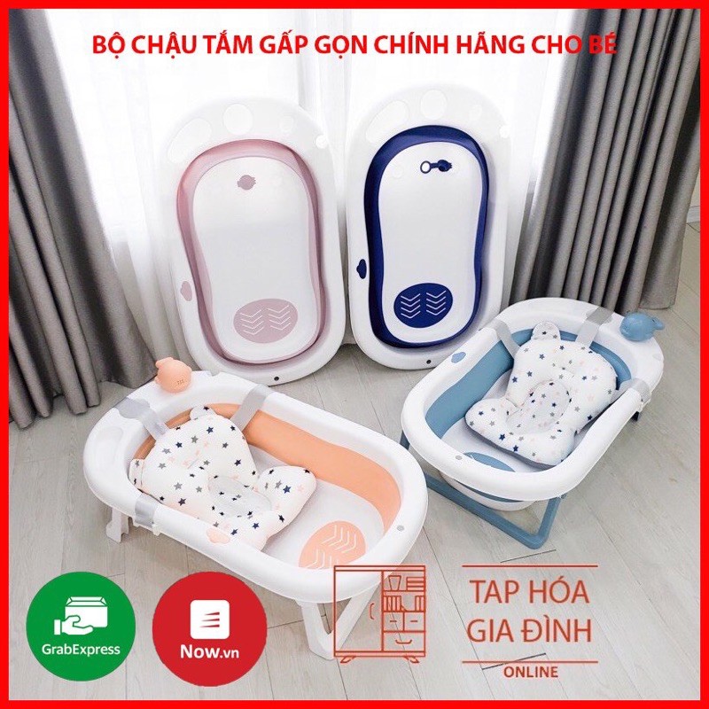 CHẬU TẮM GẤP GỌN CAO CẤP, SIZE TO NHẤT 89*23*51CM