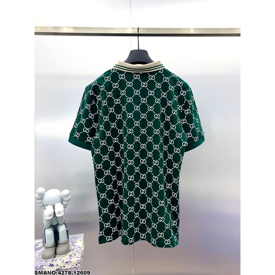 ÁO POLO NAM GG MÀU áo phông thể thao cộc tay cổ bẻ mùa hè chất liệu cotton cá sấu