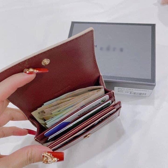 Ví nữ 2 khuy da vân rắn XD•0001 | BigBuy360 - bigbuy360.vn