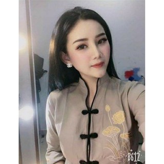 đồ lam đi chùa (mẫu cổ tàu )