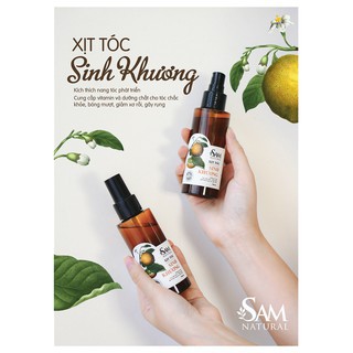 Xịt Dưỡng Tóc Mềm Mượt Sinh Khương Kích Mọc Tóc, Giảm Rụng Tóc, Tóc Mọc Dày và Mượt 100ml (Tặng Kèm Qùa Xinh)