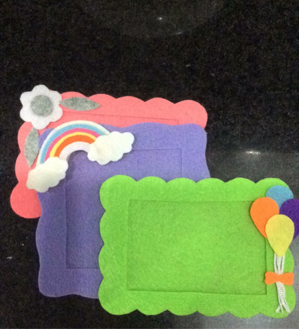 Khung ảnh vải nỉ trang trí sinh nhật, trang trí phòng