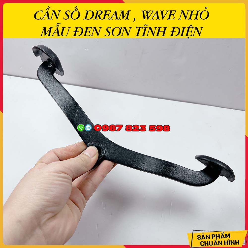 Cần Số Dream, Wave Nhỏ ( Đen tĩnh điện, inox trắng, xi titan)