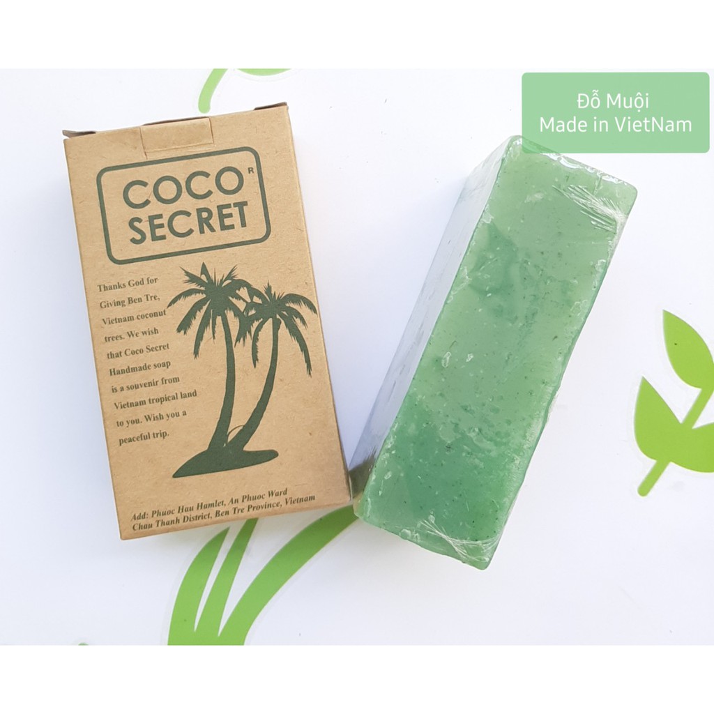 Xà phòng dừa bạc hà Coco Secret chống viêm, dưỡng sáng da | BigBuy360 - bigbuy360.vn