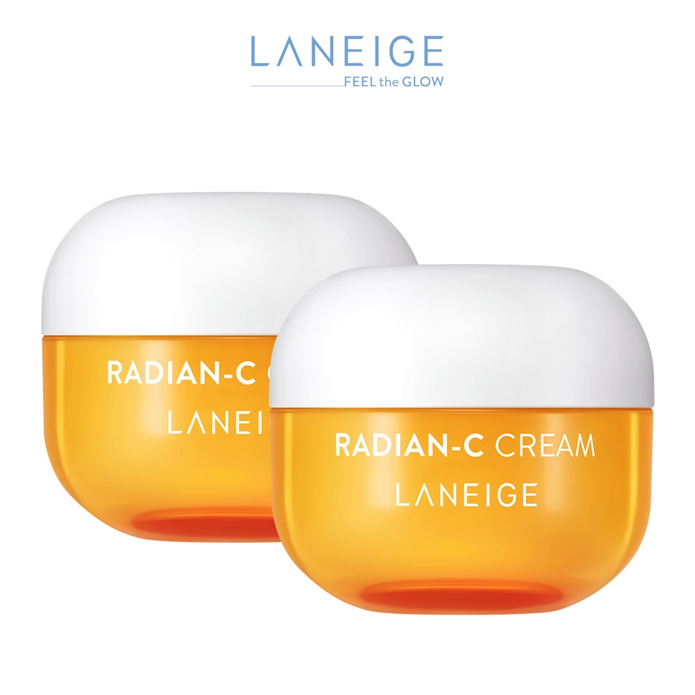 [Hb Gift] Bộ 2 Kem Dưỡng Trắng Da Làm Mờ Đốm Nâu Laneige Radian - C Cream 10Mlx2