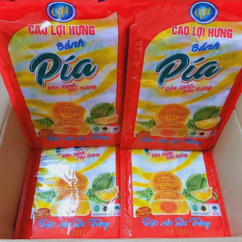 BÁNH PÍA SẦU RIÊNG CAO LỢI HƯNG BỊCH TO 12 cái nặng 1.2kg