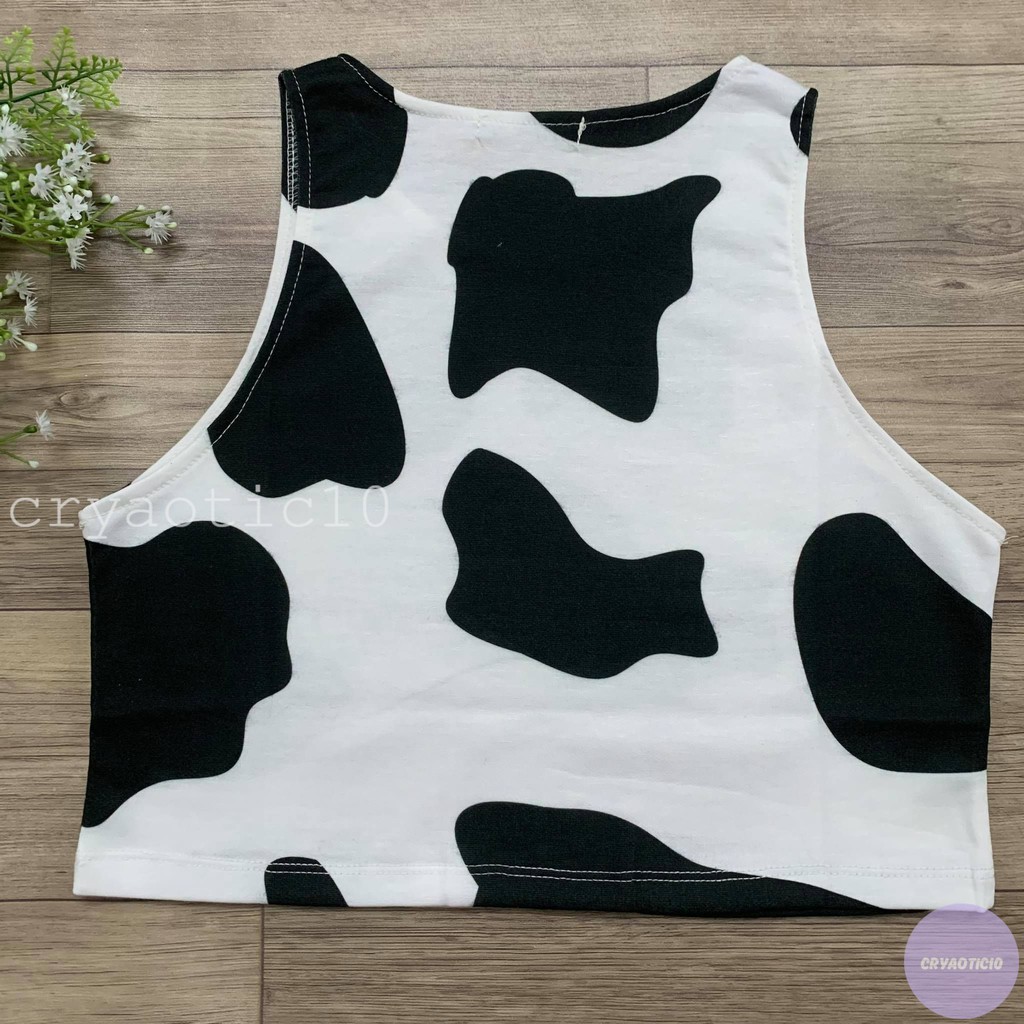 [12 MẪU] Áo ba lỗ nữ croptop bò sữa loang màu tie dye cryaotic10