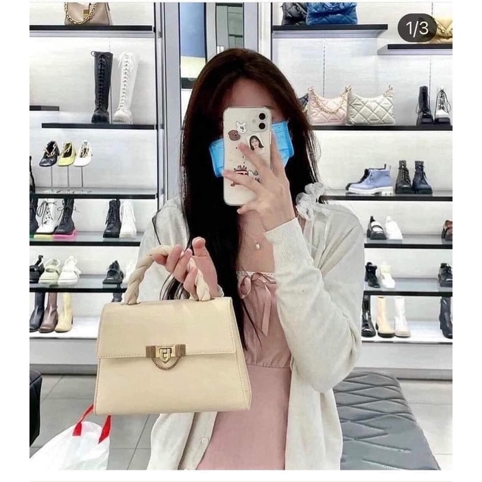 Túi xách quai tết to bản mới 2022 size 22cm