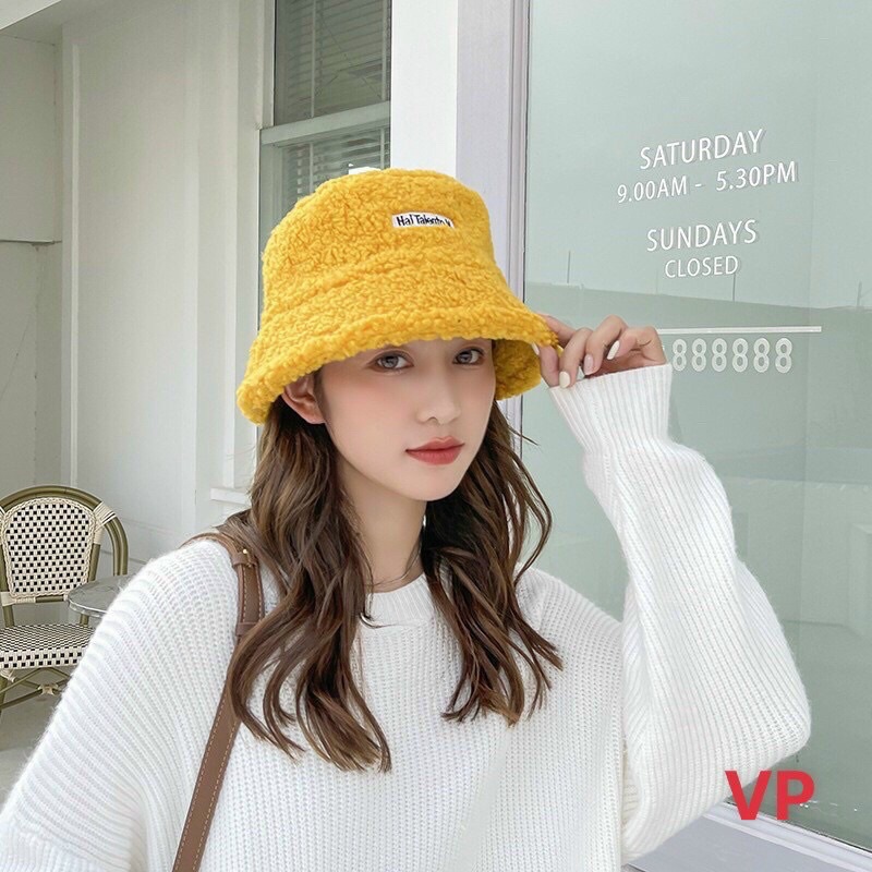 Mũ bucket lông cừu