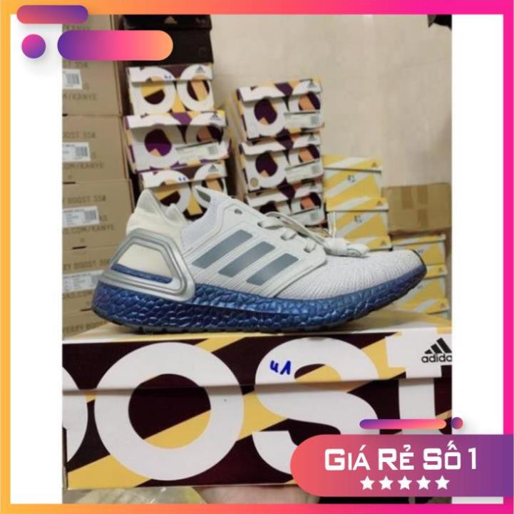 [Sale 3/3] Giày Ultra Boost 2020 Trắng Đen 6.0 Sale 11 -op1 "