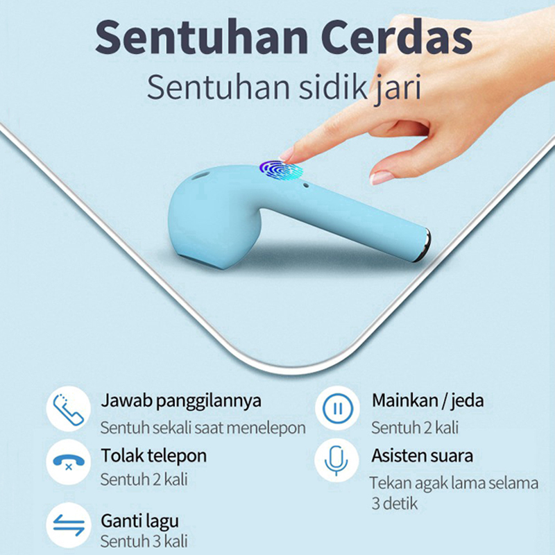 Tai nghe Inpods I12 TWS kết nối bluetooth 5.0 mini chất lượng cao điều khiển âm thanh cảm biến Tai nghe Bluetooth cho iPhone và Android | BigBuy360 - bigbuy360.vn