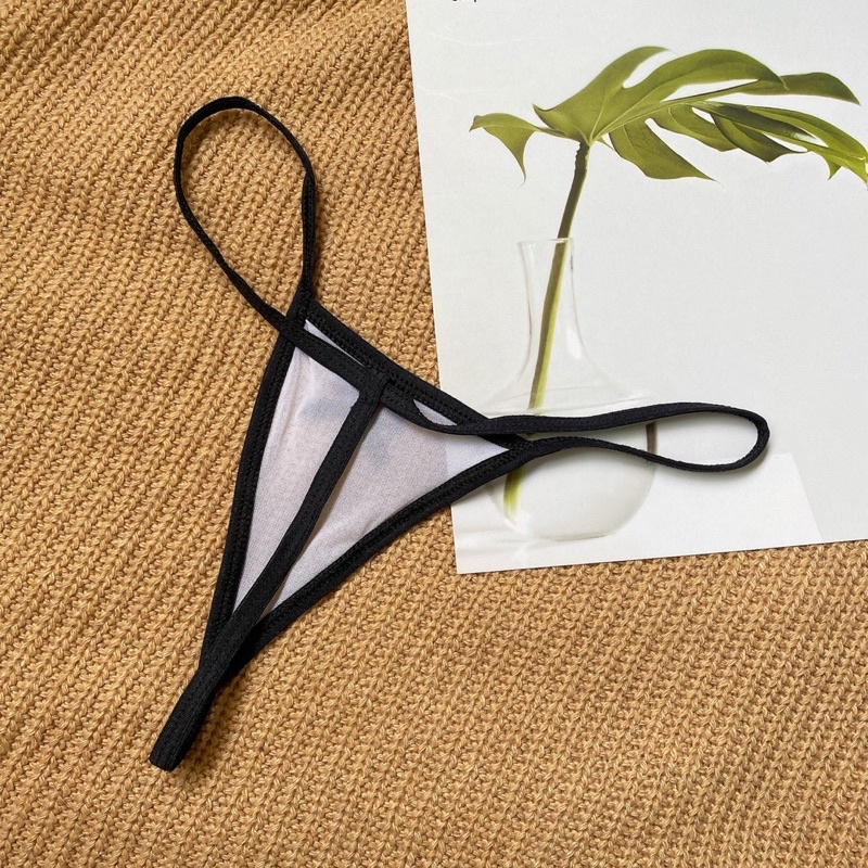 CK059 - Quần lót lọt khe dây hông nữ thun trơn thoáng khí - Đồ lót nữ sexy cạp thấp cute gợi cảm siêu hot