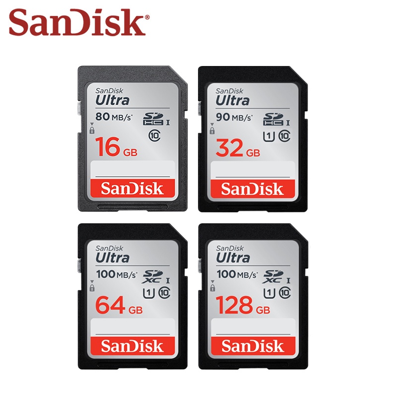 Thẻ Nhớ SanDisk Extreme Pro / Ultra 128 GB U3 / U1 SDHC SDHC SDHC 32G 64G 256G 512G 16GB Dành Cho Máy Ảnh