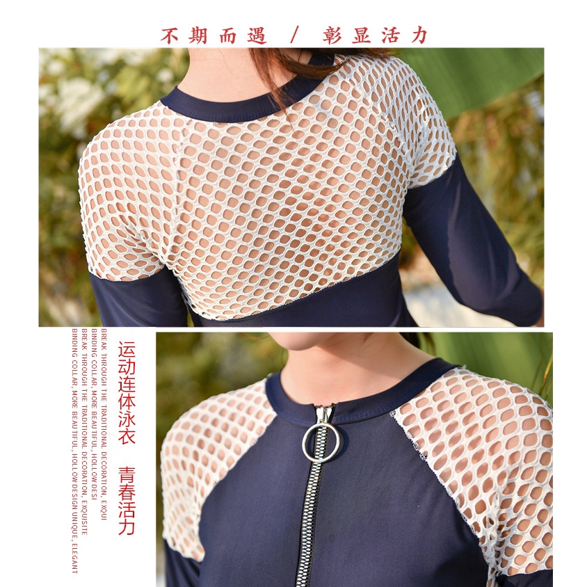 2020 new long sleeve swimsuit women's skirt sports Korean ins sun proof swimsuit | BigBuy360 - bigbuy360.vn