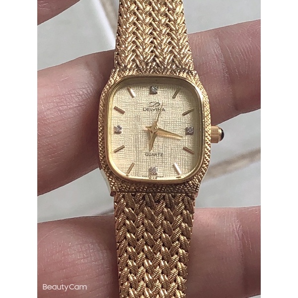 đồng hồ Thụy Sĩ nữ hiệu  delvina quartz