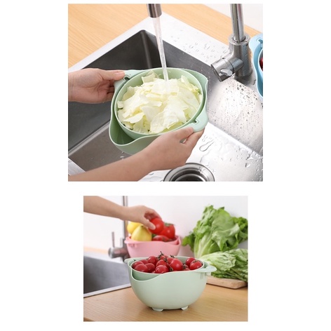 rổ rửa rau củ quả 1 bộ 2cái