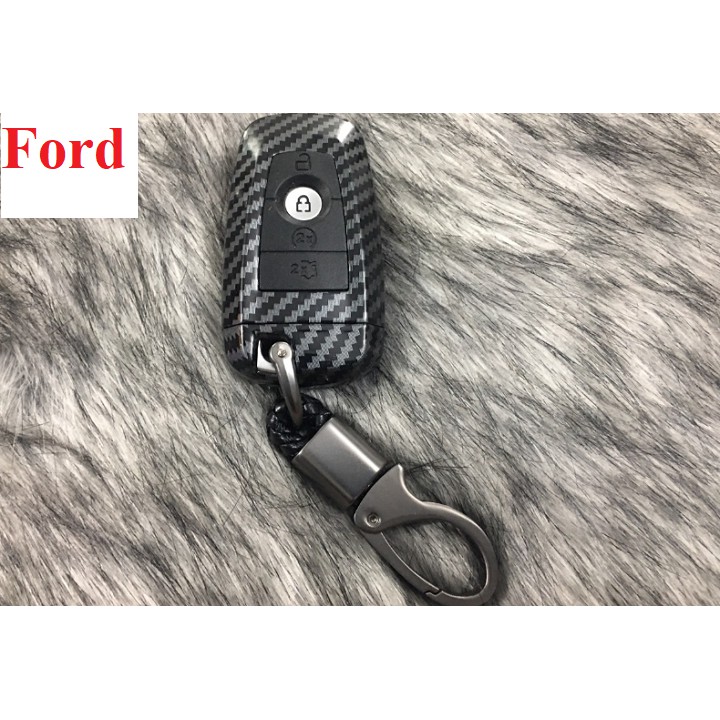 Ốp cacbon - Bao cacbon chìa khóa ô tô ford everest