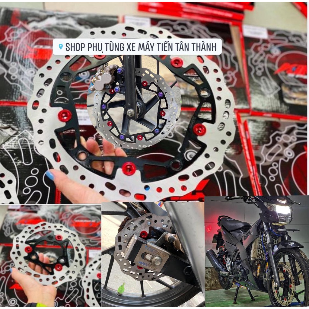 ĐĨA THẮNG DĨA PHANH KINGSPEED RAIDER/ SATRIA 150 290MM  &amp; 190MM MS - 9 / 11