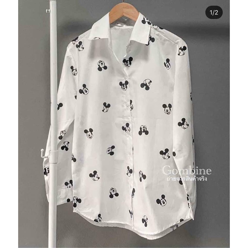 Áo Sơ Mi Gấu Mickey Thái Lan